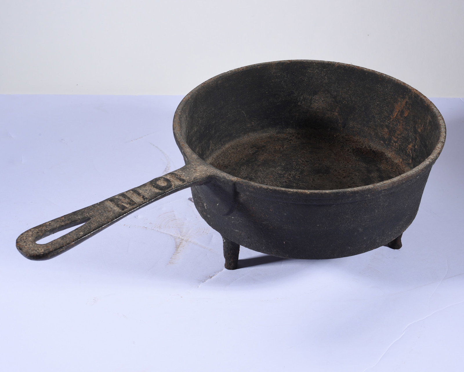 19th Century 3 footed pot: 9"x16" footed pot early. From the collection of Quincy Scarborough.