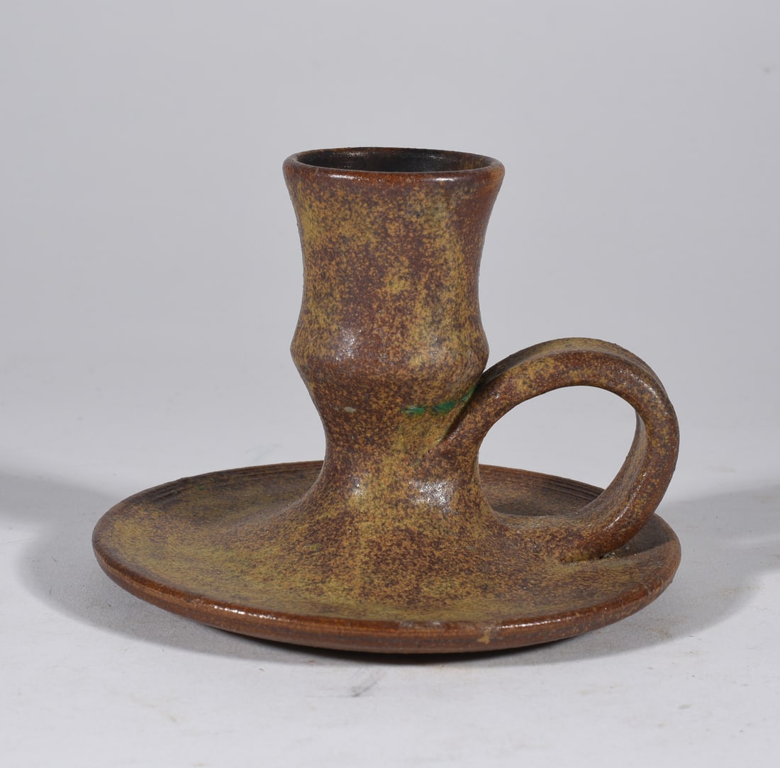 Cole Pottery Candle Stick: 3" From the collection of Quincy Scarborough.