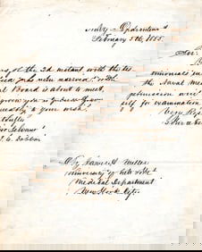 Secretary of the Navy ALS 1855