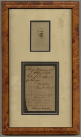 Confederate General Joseph Lewis Signed War Document