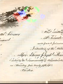 General Joseph Hooker Invitation