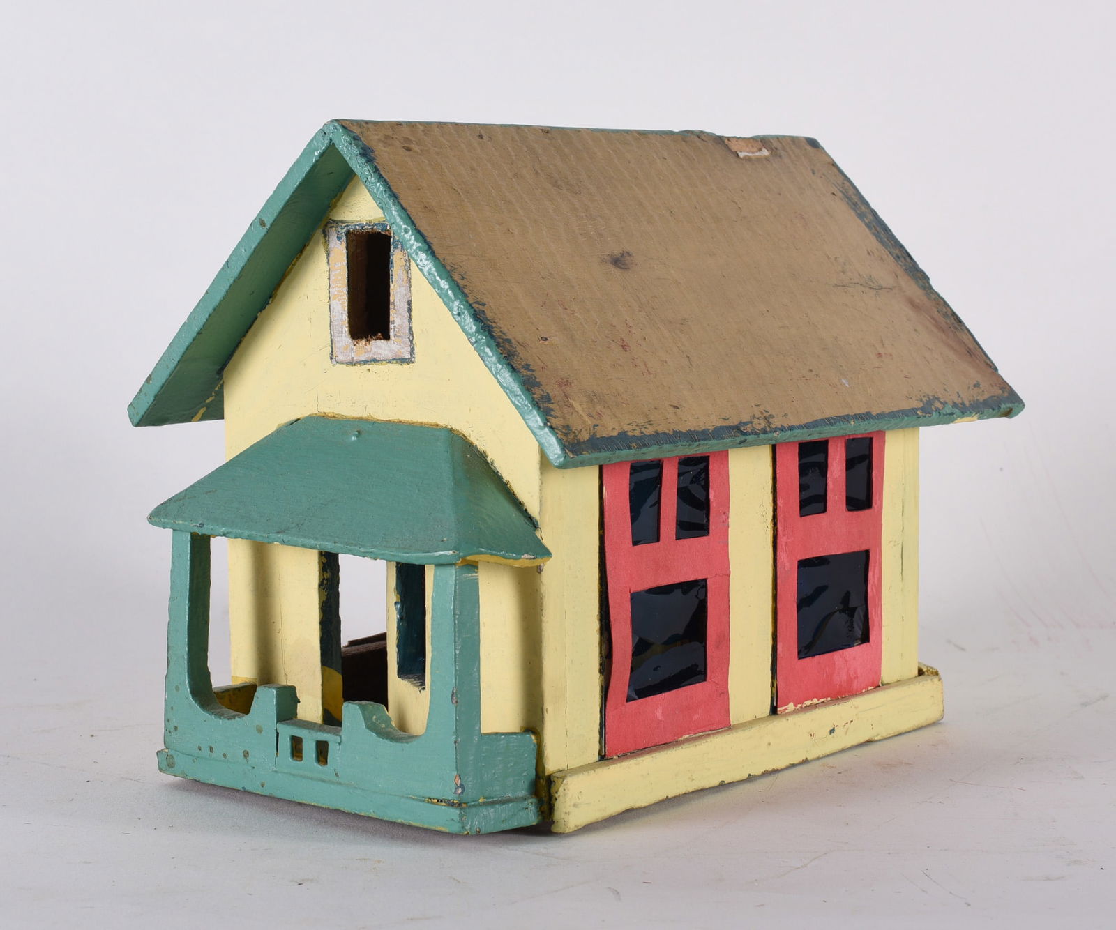 Miniature Folk Art House (1 of 2)