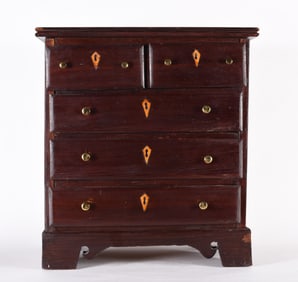 Miniature 2 over 3 Chest of Drawers