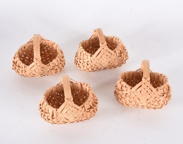 Miniature Applachian Basket Set ca. 1970