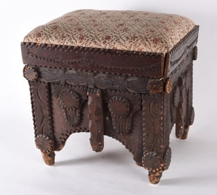 Tramp Art Stool