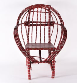 Adirondack Painted Root Chair