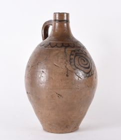 New England Blue Decorate Jug ca. 1790