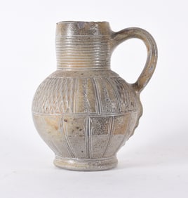 English Stoneware Pitcher ca. 1790
