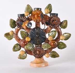 Mexican Pottery Folk Art Tree of Life