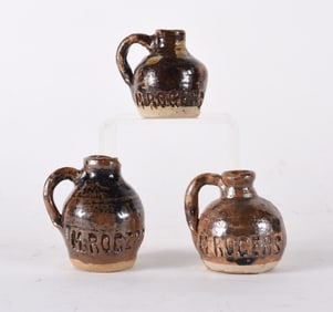 Marie Rogers Miniature Pottery Jugs