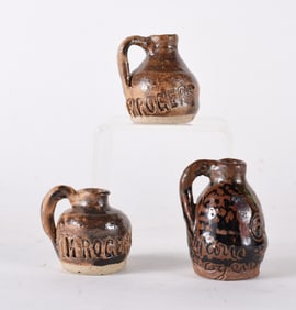 Marie Rogers Miniature Pottery Jugs