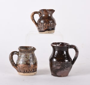 Marie Rogers Miniature Pottery Pitchers