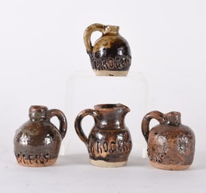 Marie Rogers Miniature Pottery Jugs