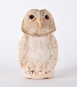Signed Southern Pottery Owl