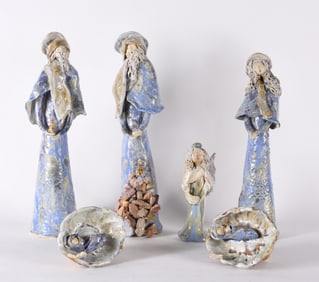 Pottery Wisemen and Jesus