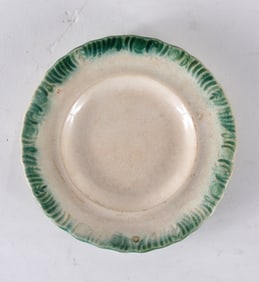Leeds Ware Green Feather Edge ca. 1860