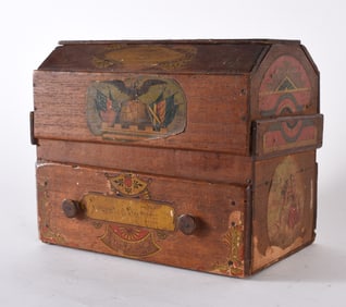 Small Hidden Compartment Box ca. 1880