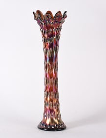 Fenton Carnival Glass Vase