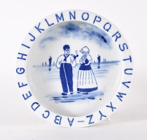 Delft Blue ABC Plate