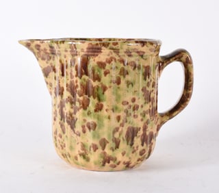 Sponge Decorated Pitcher