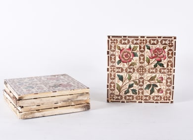 Antique Tile Pieces (5)