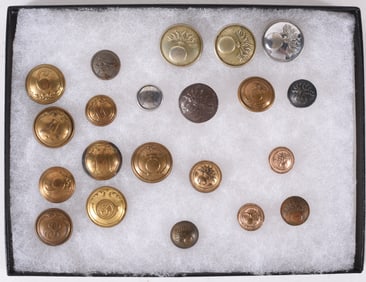 Antique Military Button Collection