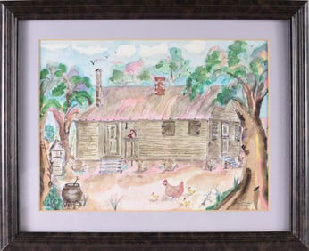 Water Color Signed Bottom Right