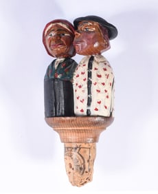 Vintage Anri Wooden Carved Figures