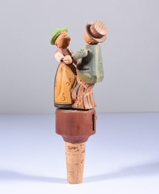 Vintage Anri Wooden Carved Figures