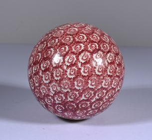 Antique Victorian Carpet Ball