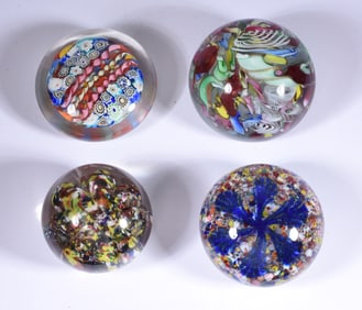 Glass Paper Weight Collection