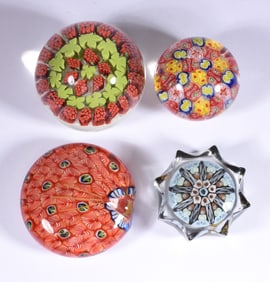 Glass Paper Weight Collection