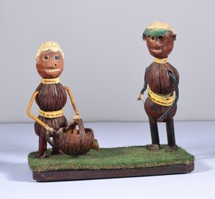 Folk Carved Peach Seeds