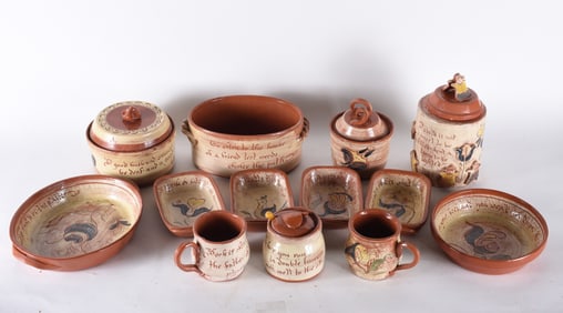 Welden Pottery Redware Collection