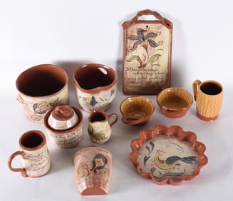 Welden Pottery Redware Collection