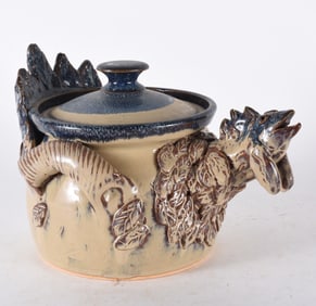 Anna King Lidded Pot North Carolina Pottery