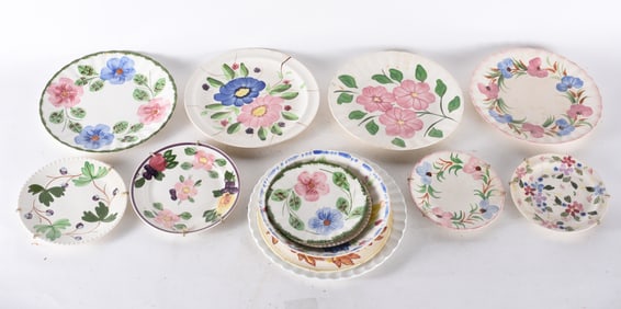 Blue Ridge Southern Pottery Painted Plate Collection