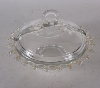 Heisey Lariat Covered Candy Dish