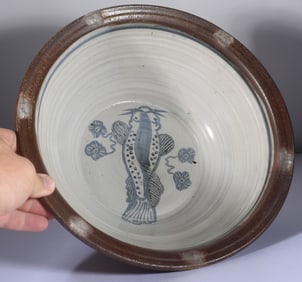 Pamela Owen Slip Decorated Bowl