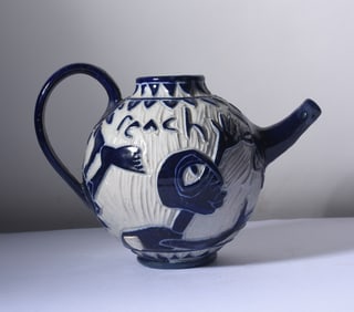 North Carolina Pottery Tea Pot