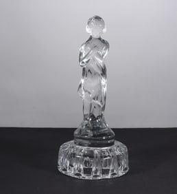 Vintage Crystal Person Standing