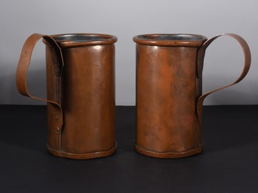 Copper Hand Made Mugs