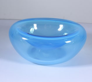 Hand Blown Art Glass Bowl
