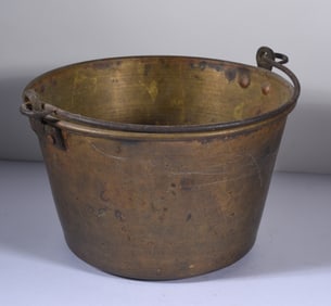Brass Bucket with Handle