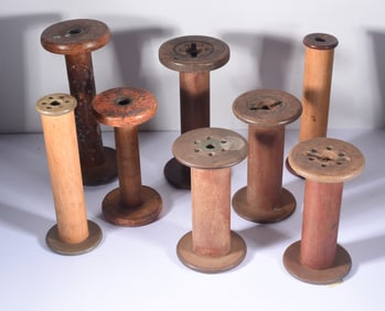 Antique Thread Spool Collection
