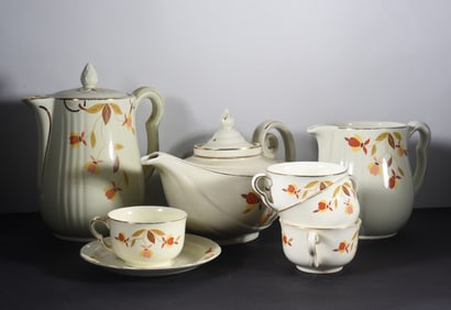 Halls China Jewel Tea Collection Chip to Teapot