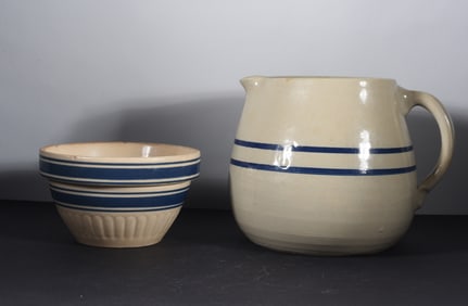 Antique White Stoneware