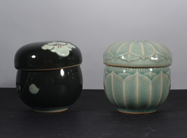 Korean Green Celadon Bottles