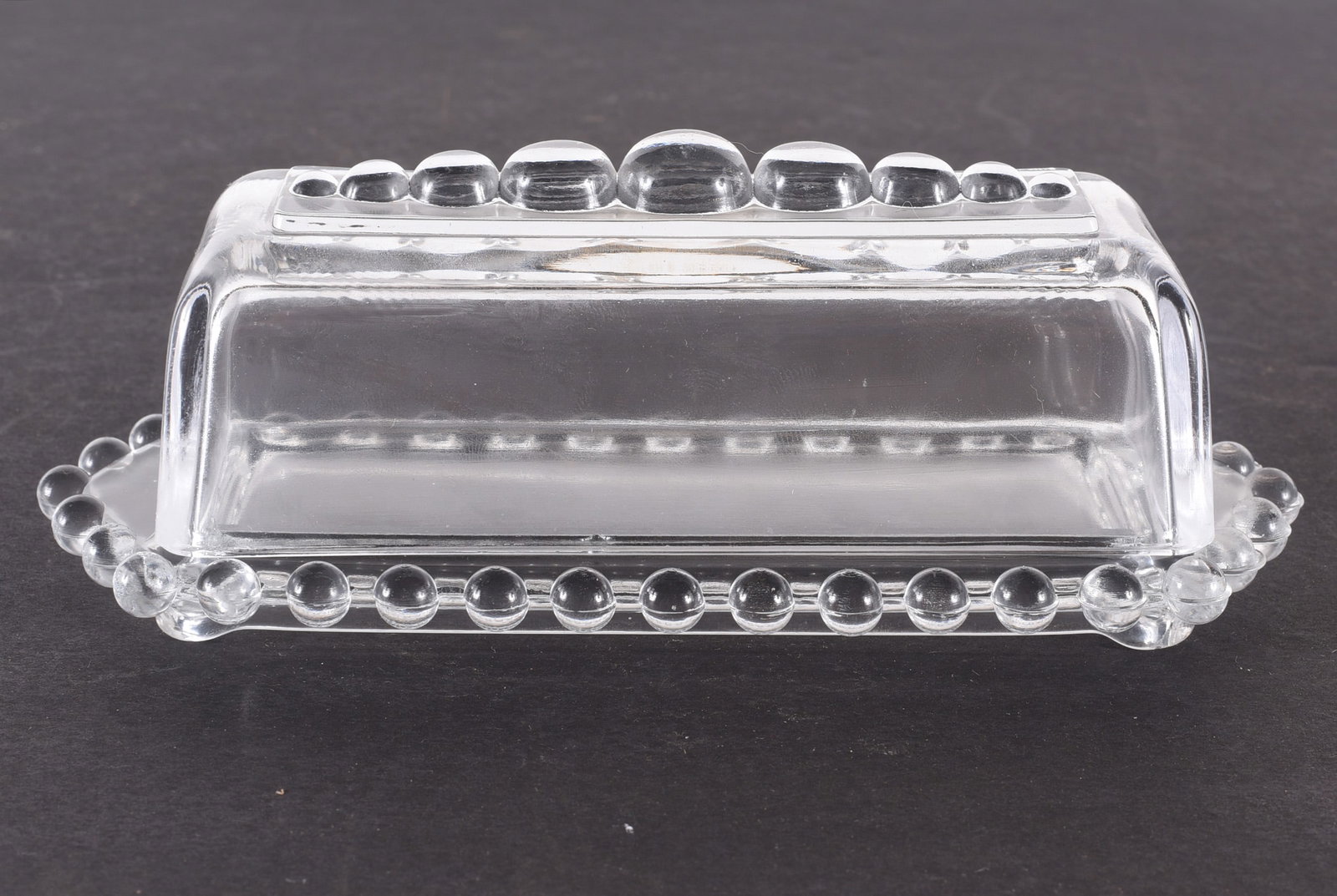 Candlewick Butter Dish: sizes are found under condition tab and are for shipping purposes. all sizes are approximate for shipping purposes. all items are from a single owner estate collection. Please see photos for details o