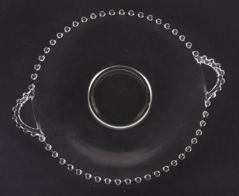 Candlewick Glass Serving Plate